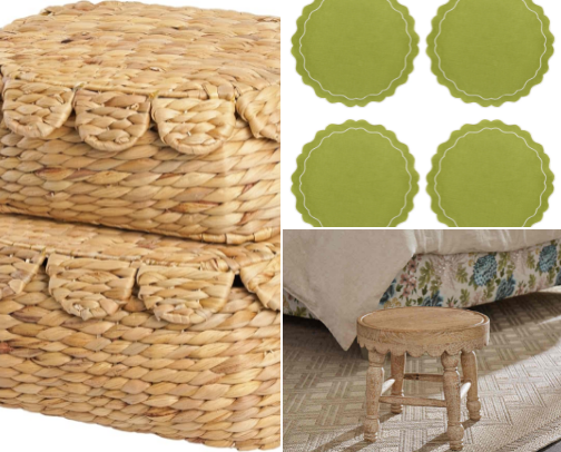 Favorite Trending Scalloped Home Decor cover photo collage
