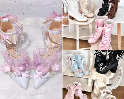 Ladies Elegant Footwear cover photo collage