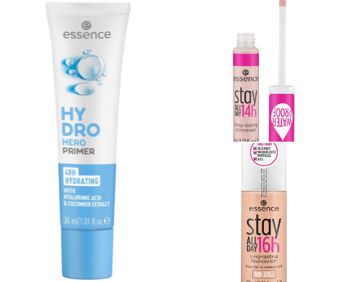 Beginner make up essentials from Essence cover photo collage