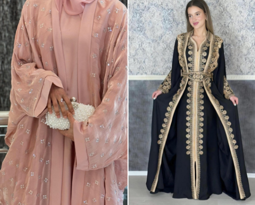 Abaya elegant cover photo collage