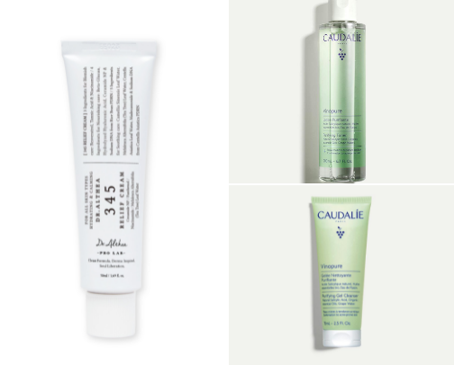 Acne prone skin cover photo collage