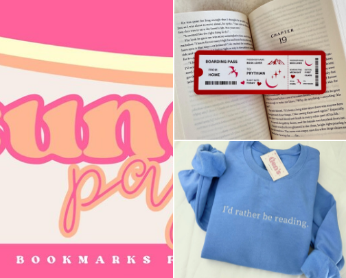 Bookish Things 📚🩷🫶🏻 cover photo collage