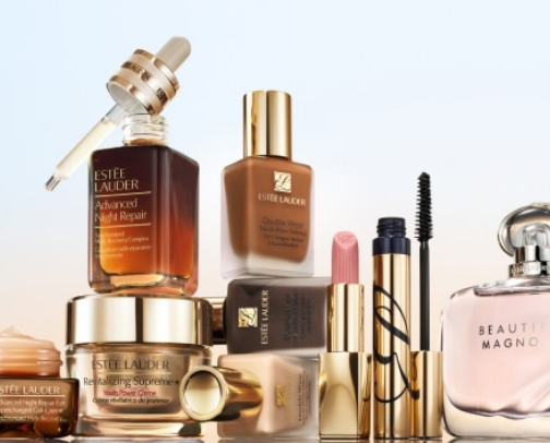 Estee Lauder Companies cover photo collage