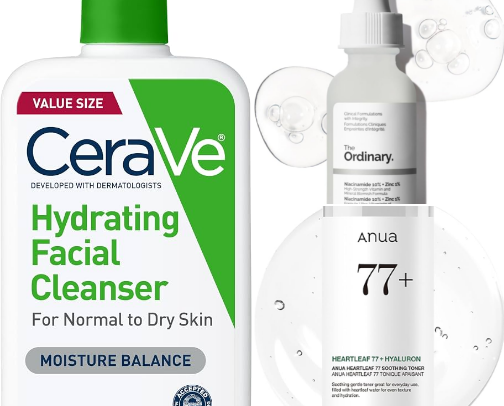Skincare That Actually Gives You Glass Skin: Korean Cleansers, Serums & SPF cover photo collage