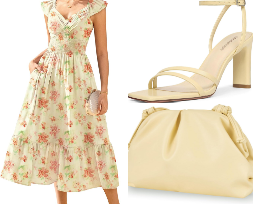 Summer Wedding Guest Outfit 🤍 cover photo collage