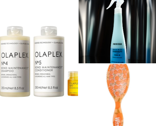 Hair care cover photo collage