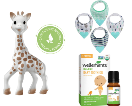 Essentials to Help Your Baby Through Teething cover photo collage
