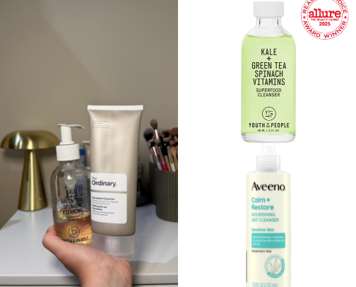 my full morning and evening skincare routines✨🤍 cover photo collage