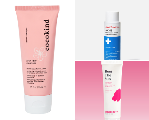 Skincare for Acne Prone Skin cover photo collage