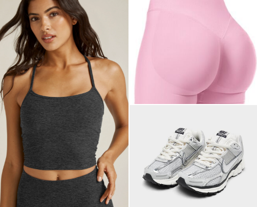 Gym outfits cover photo collage