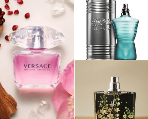 Fragrances for women cover photo collage