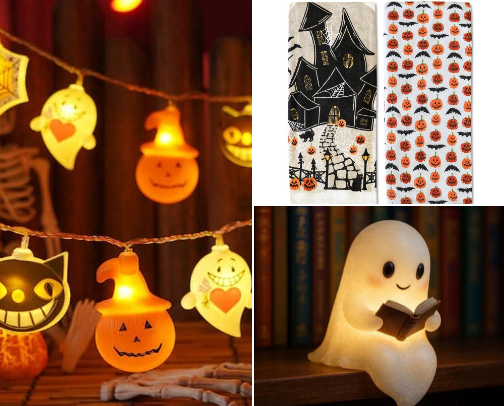Spooktacular Halloween Décor cover photo collage