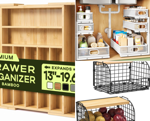 Kitchen Organization & Storage Essentials for an Organized Home cover photo collage