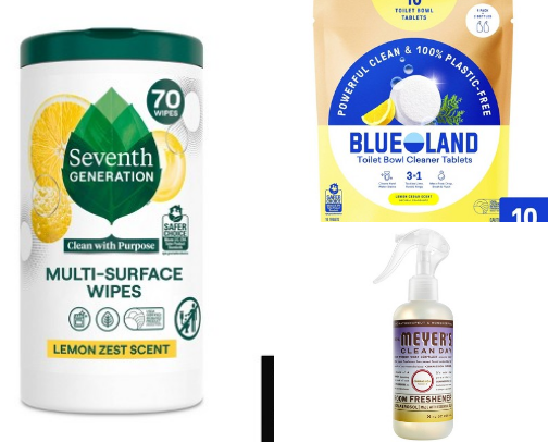 Clean with peace of mind - easy swaps for everyday cleaning products cover photo collage