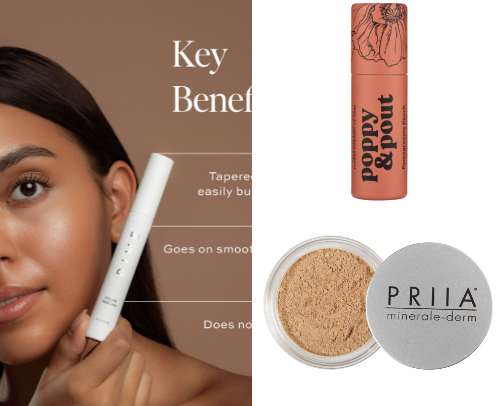 Non toxic/ acne friendly make-up cover photo collage