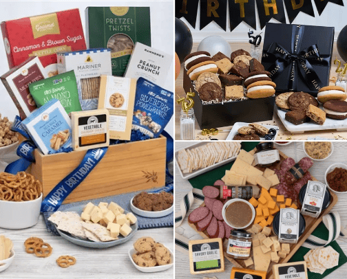 Gift Basket For Him cover photo collage