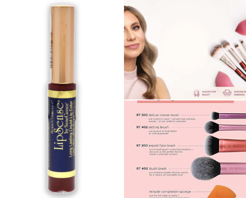 Makeup and Skincare Essentials cover photo collage