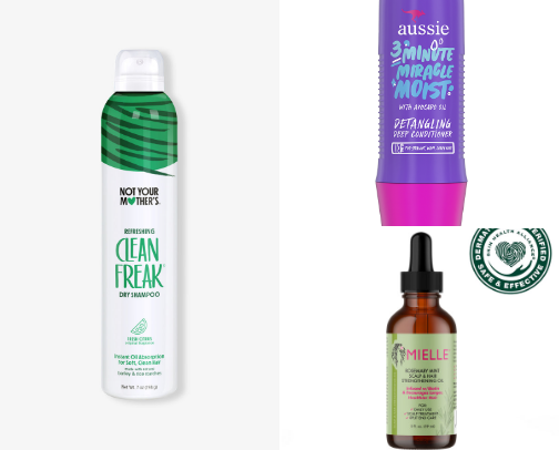 College Girl Haircare Essentials (Budget-Friendly + Easy) cover photo collage