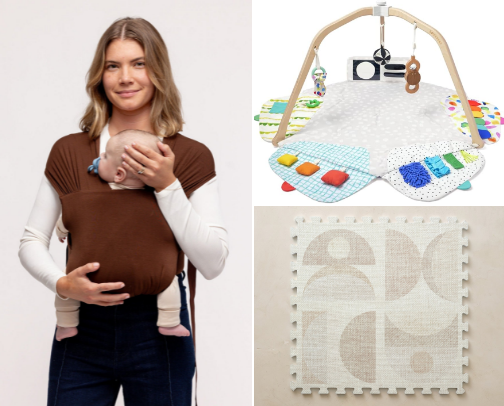 New Mom Survival Guide: homebody essentials cover photo collage