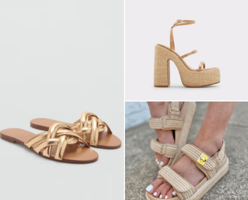 Summer shoes🌞 cover photo collage