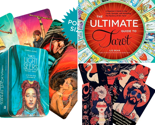 My Favorite Tarot & Oracle Decks cover photo collage