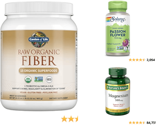 Supplements for internal beauty cover photo collage