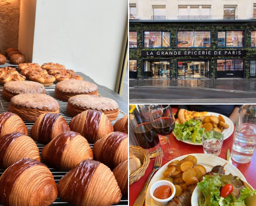 Paris food cover photo collage