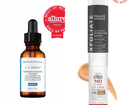 My favorite beauty recs cover photo collage