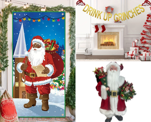 Christmas decor cover photo collage