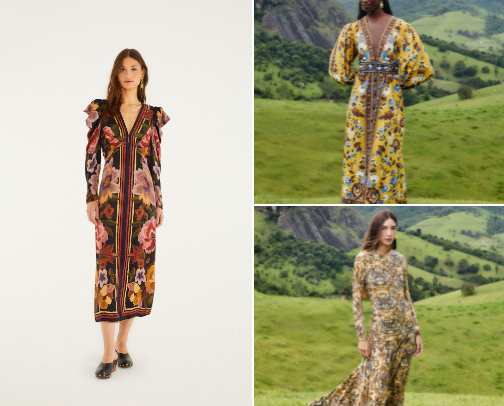 Classy but unique fall wedding guest dresses cover photo collage