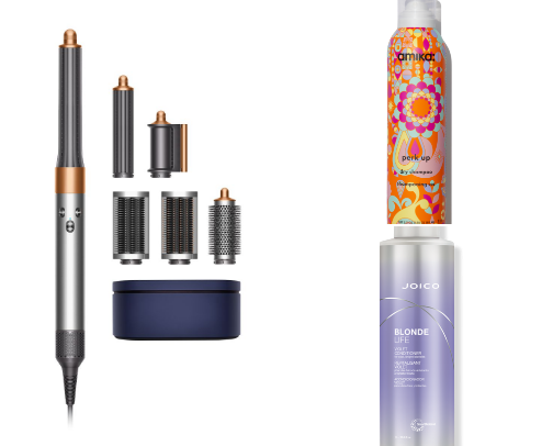 hair products you’ll find in my room 👀 cover photo collage