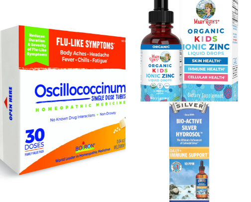 Homeopathic cold and sick season favorites cover photo collage
