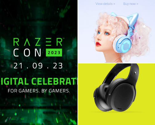 Headphones cover photo collage