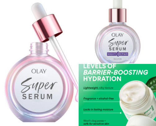 Skin care cover photo collage