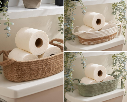 Bathroom Baskets cover photo collage