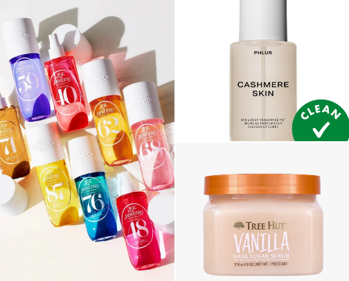 My favorite Perfume/Body Care products cover photo collage