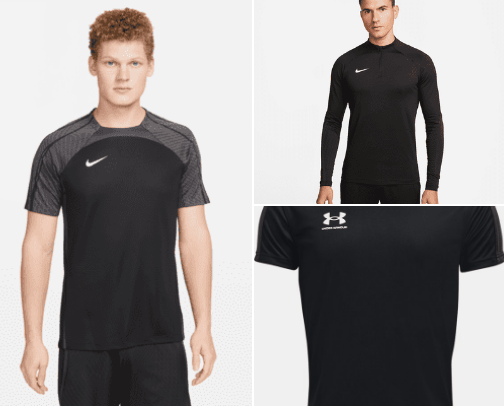 Mens , T Shirts  for workout and running cover photo collage