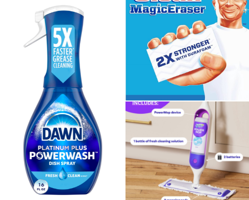 Cleaning Supplies cover photo collage