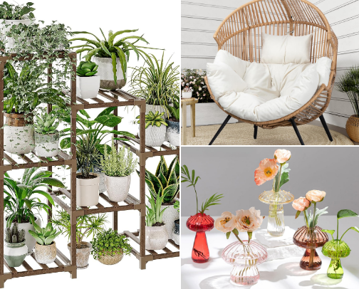 Must haves for a cozy boho porch🌿 cover photo collage