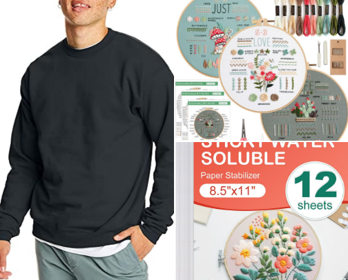 Embroidery finds 🪡🧵 cover photo collage