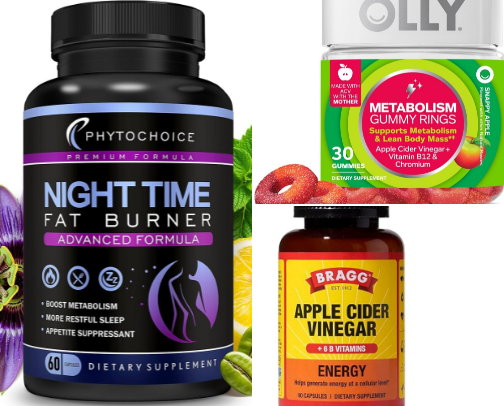 My weight loss supplements cover photo collage