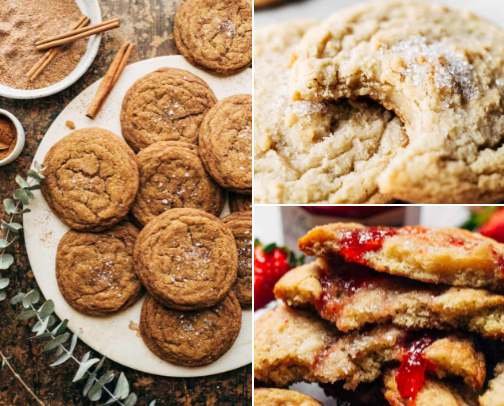 Homemade cookie recipes cover photo collage