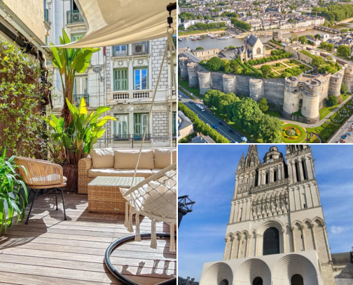 Garden Walks, Castle Views & Relaxed French Afternoons Angers, France cover photo collage