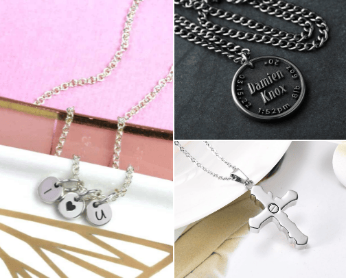 Necklaces cover photo collage