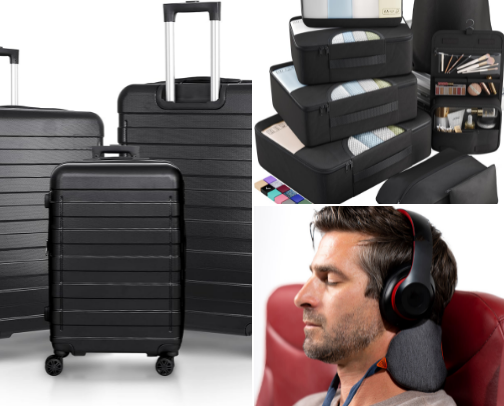 Travel essentials cover photo collage
