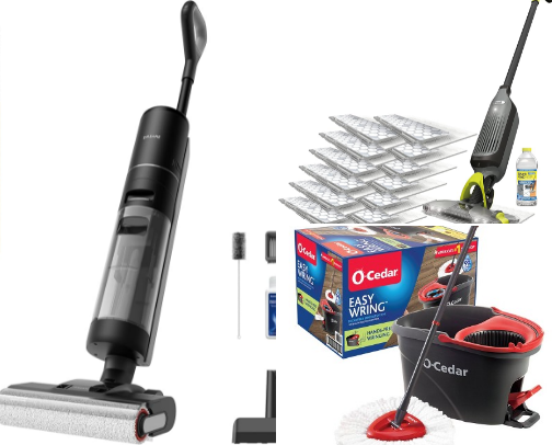 My Go-To Cleaning Essentials for a Fresh, Peaceful Home🌿 cover photo collage