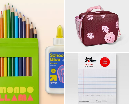 BACK TO SCHOOL TARGET cover photo collage