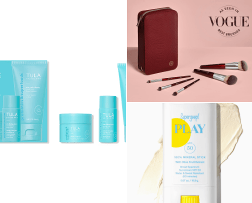 On-the-Go Beauty: Essential Travel Products for Glowing Skin cover photo collage