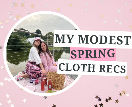 My Modest Spring Clothes cover photo collage