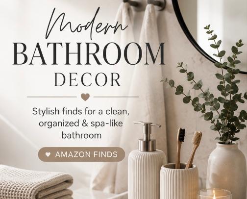 🛁 Modern Bathroom Decor cover photo collage